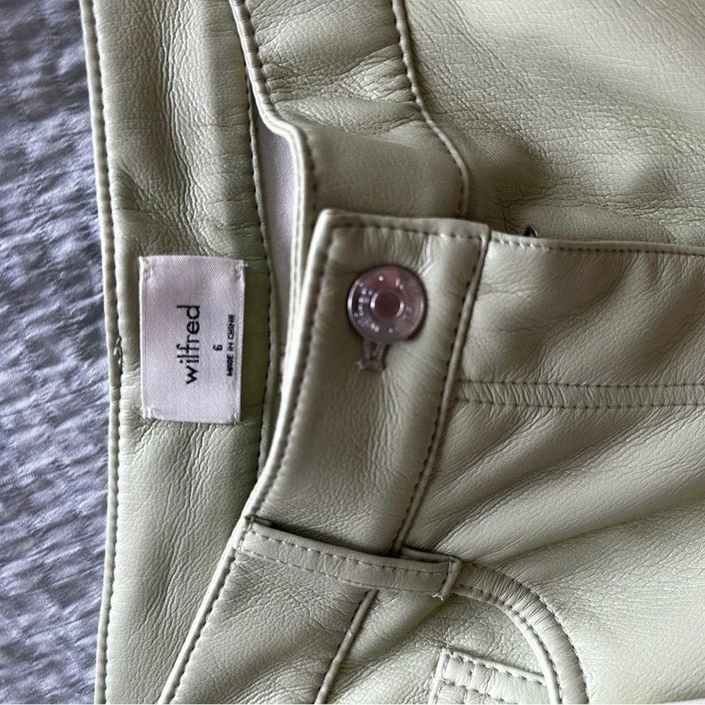 BNWT MELINA HIGH RISE SAGE GREEN PANTS - Picture 3 of 9